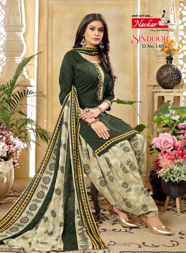 Navkar Sindoor Vol-14 Cotton Print Exclusive Look Readymade Suit